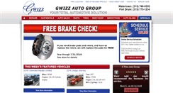 Desktop Screenshot of gwizz.com