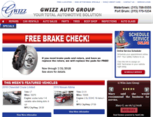 Tablet Screenshot of gwizz.com